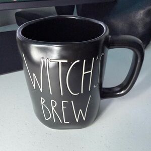 Rae Dunn Black "WITCH'S BREW" Ceramic Mug